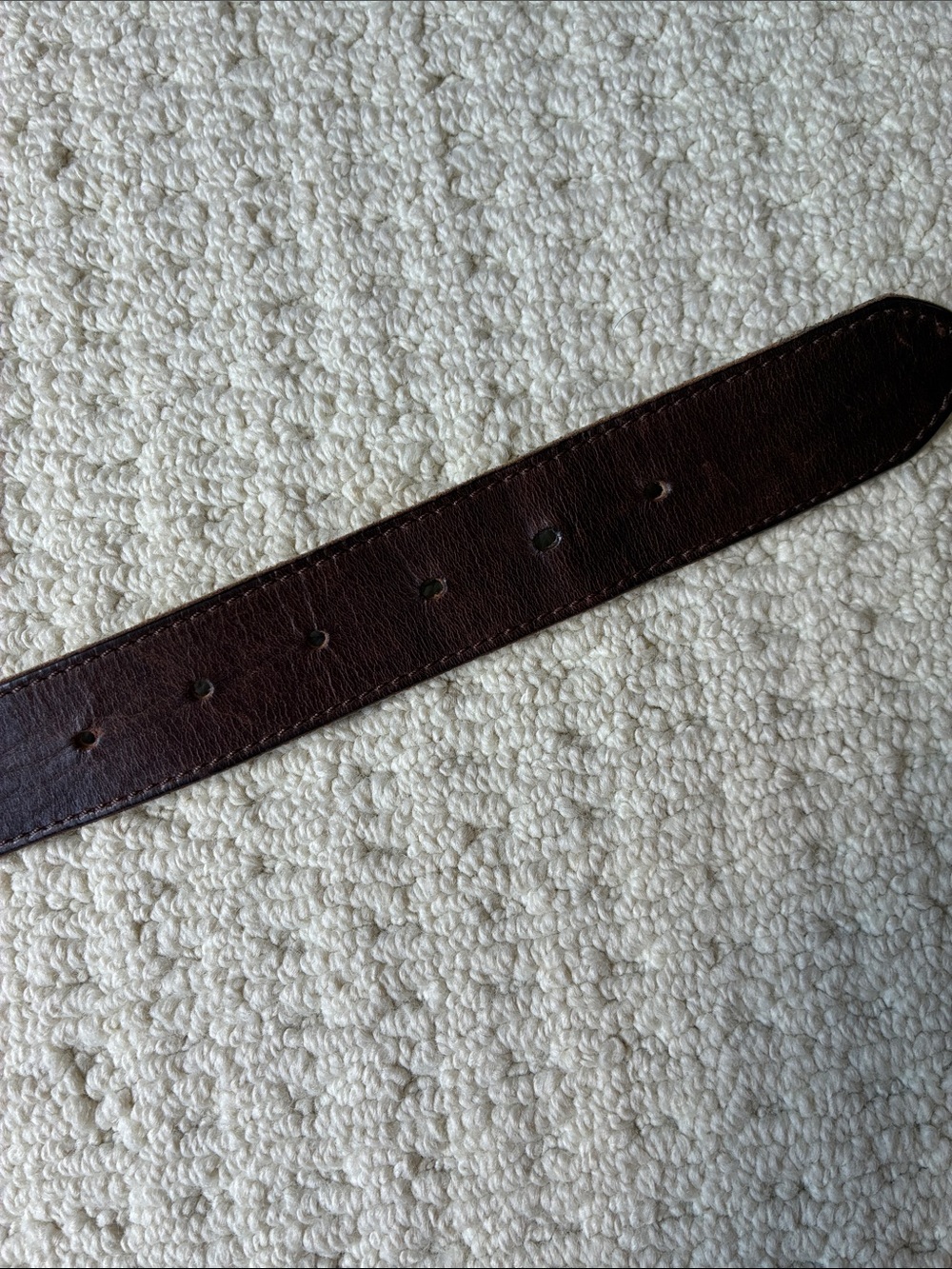 Roots Vintage Women’s Brown Genuine Leather Belt Made Canada 🇨🇦 Size 4 - Picture 4 of 10